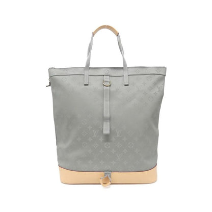 Louis Vuitton Monogram Titanium Zipped Tote Backpack