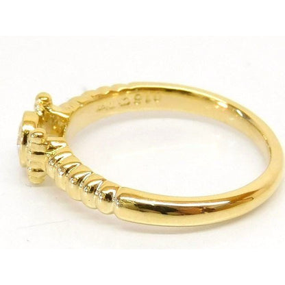 Dior 18k Yellow Gold Ring Diamond — view 2