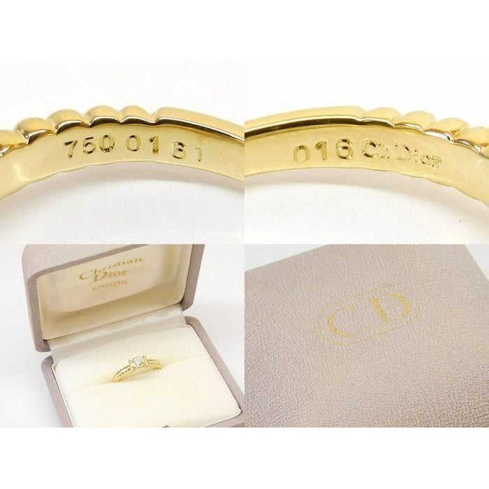 Dior 18k Yellow Gold Ring Diamond — view 5