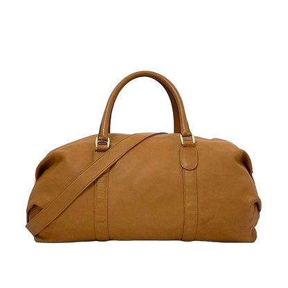 Gucci 2-Way Boston Bag Camel Brown