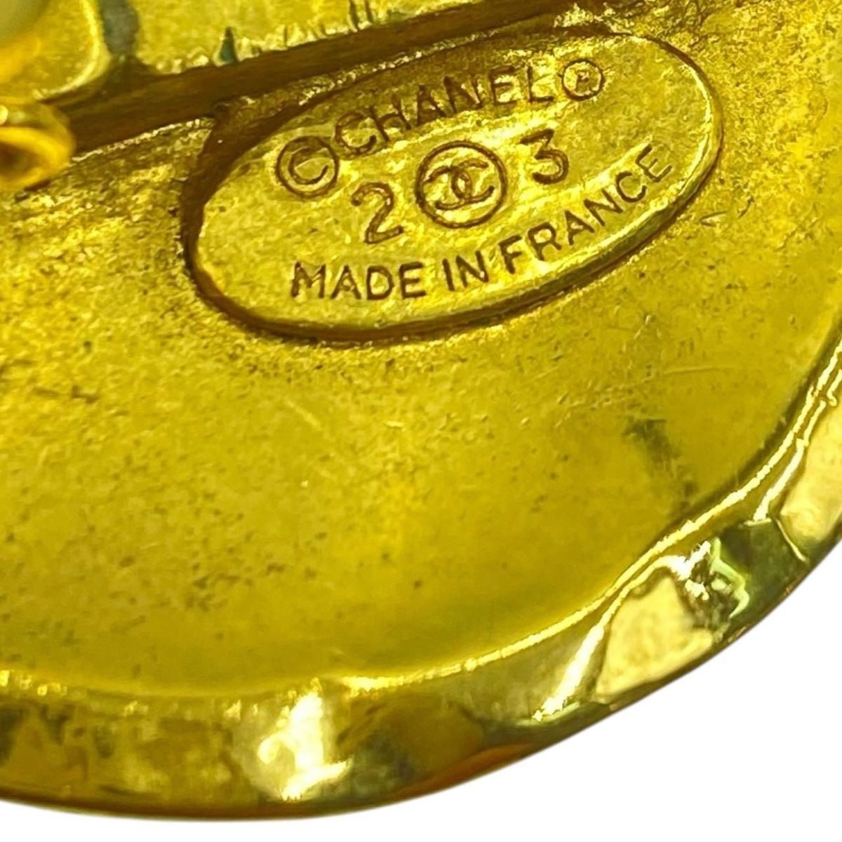 Chanel Earrings CC Logo Round — view 3