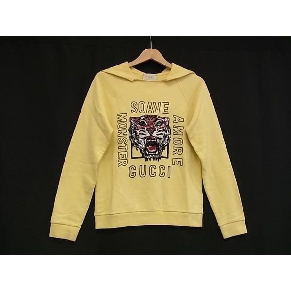 Gucci Children's Cotton Taiga Trainer Long Sleeve Top 12 Kids Yellow