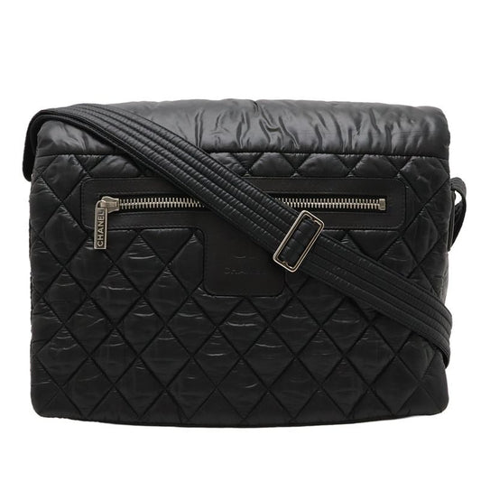 Chanel Coco Cocoon Shoulder Bag Messenger Crossbody Quilted Nylon