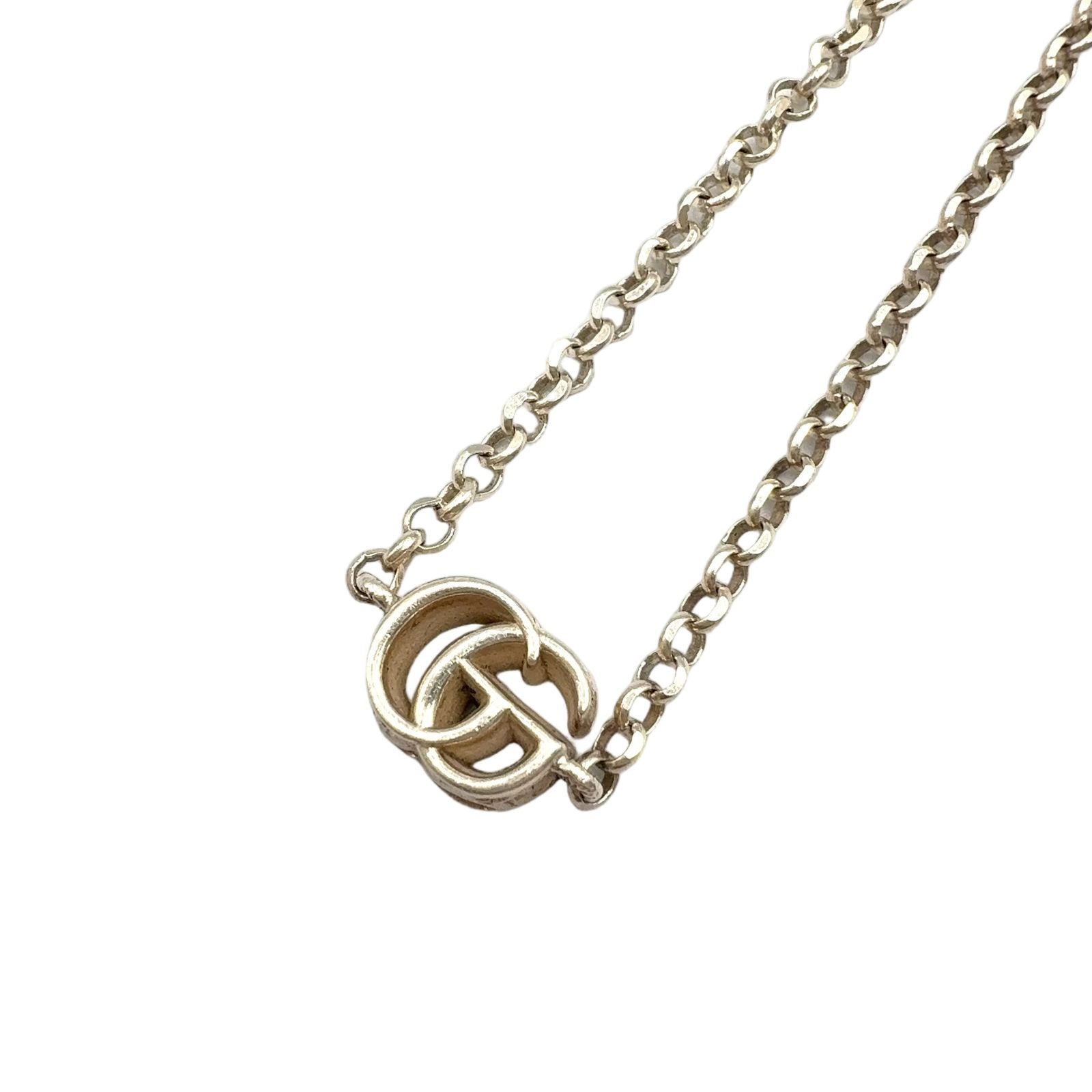 Gucci Interlocking Silver Chain Bracelet