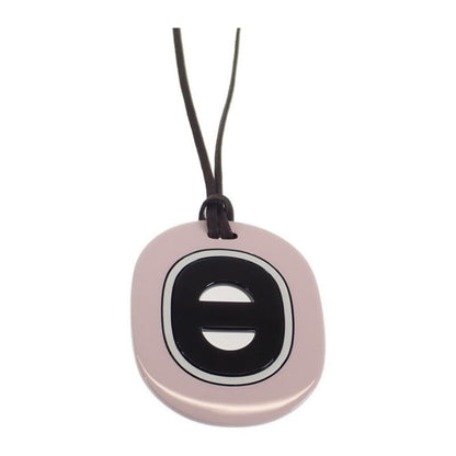 Hermes Fidelio Villages GM Large Necklace Buffalo Horn Lacquerwood Pink