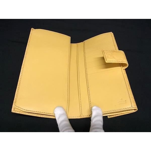 Gucci GG Pattern Guccissima Leather Foldable Long Wallet — view 3