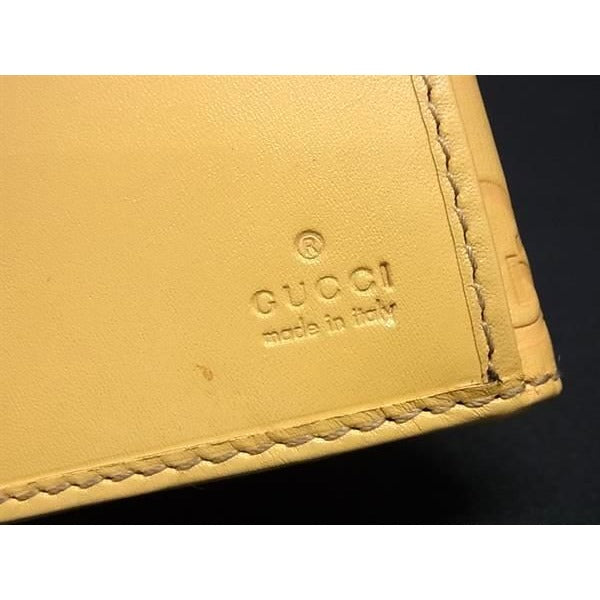 Gucci GG Pattern Guccissima Leather Foldable Long Wallet — view 6