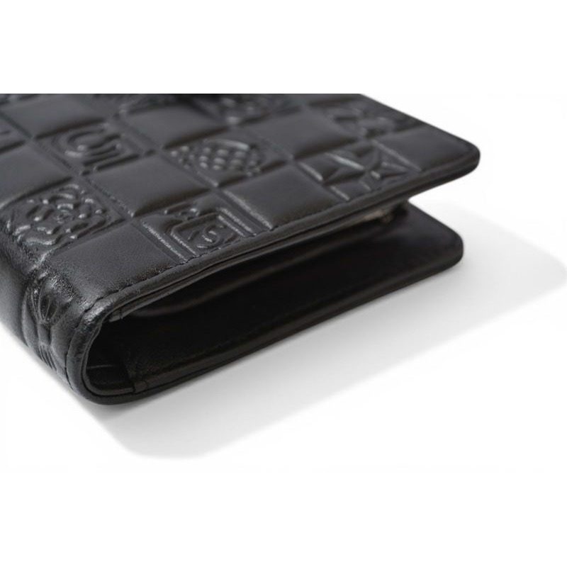 Chanel Wallet Clasp Lambskin Icon Black — view 12