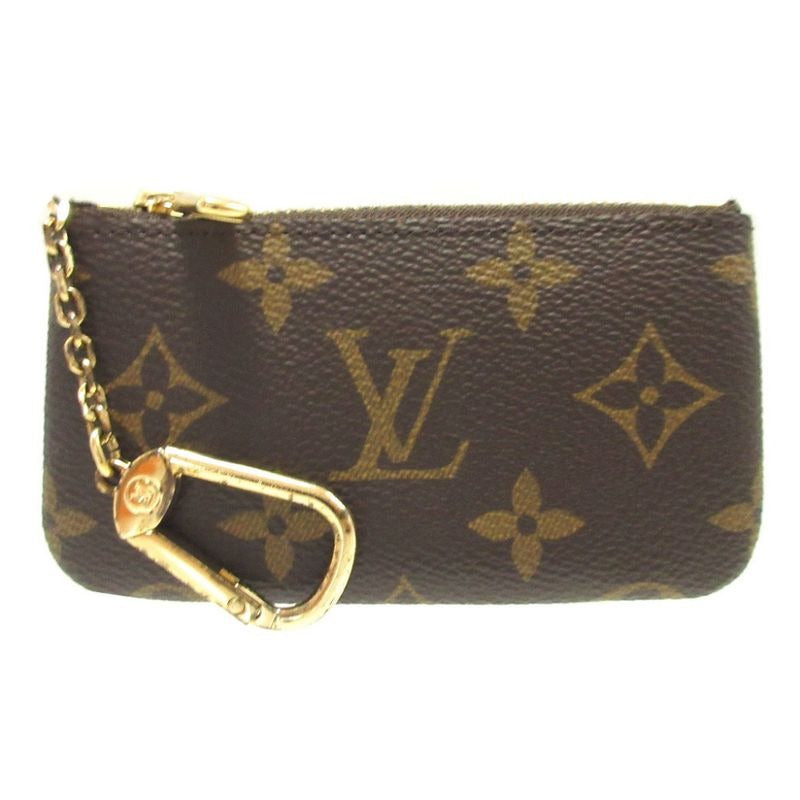 Louis Vuitton Monogram Pochette Cles 2025 Brown Coin Case Wallet 0460