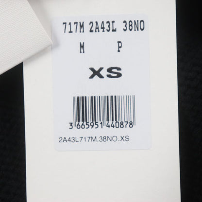 Celine 2a43l717m 94% Wool Pierrot Boxy Crewneck Knit Sweater Black XS Made In