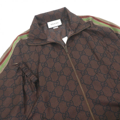 Gucci Silk Web Stripe GG Supreme Lightweight Track Jacket Pants — view 3