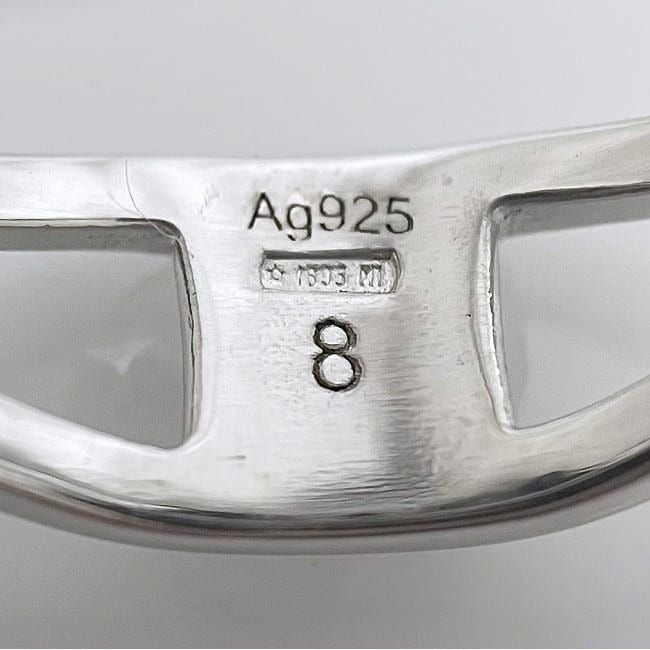 Gucci Ring Silver Interlocking