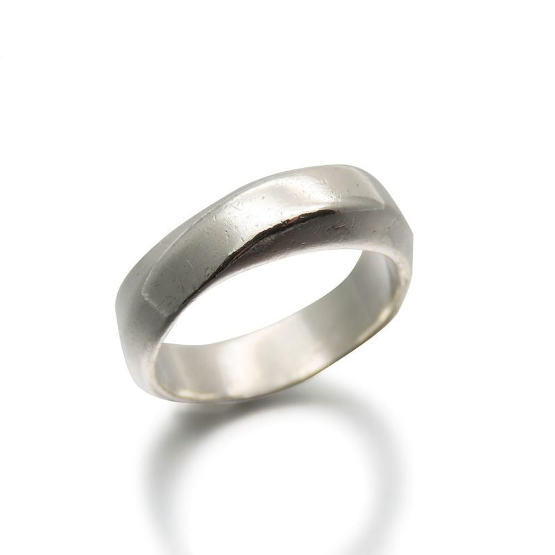 Tiffany & Co Ring Knife Edge 925 Silver 4.5 g 10