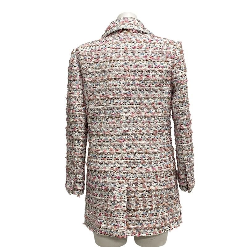 Chanel Jacket Size 34 S Women - P74009 White X Pink X Multi Long Sleeves /