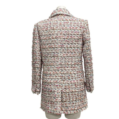 Chanel Jacket Size 34 S Women - P74009 White X Pink X Multi Long Sleeves /
