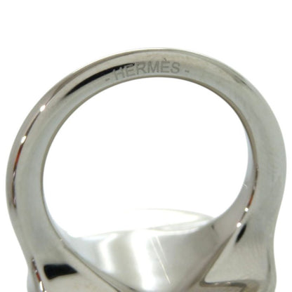 Hermes Collierd Chien Metal Silver Scarf Ring 0076 Hermes