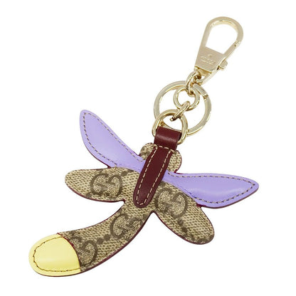 Gucci Charm Leather GG Emblem
