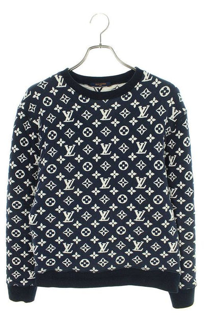 Louis Vuitton 21SS Rm211q TCJ Hiy53w Full Monogram Jacquard Crewneck Sweatshirt