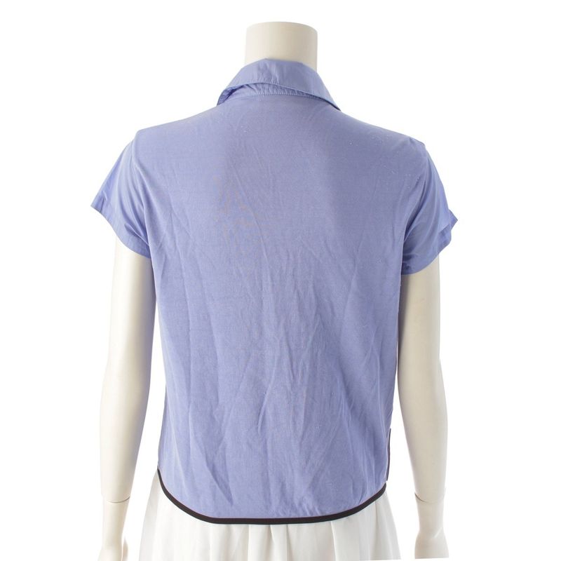 Prada Sport Archive Short Sleeve Cut Nylon Jacket Outerwear Tops Light Blue S