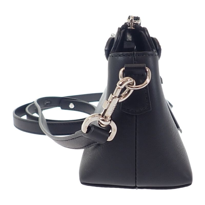 Fendi By The Way Small 8bl145a6co 2WAY Bag Handbag Shoulder Bag Calf Black