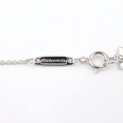 Tiffany & Co Necklace T-open Horizontal Diamond 40 18k White Gold — view 4