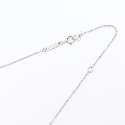 Tiffany & Co Necklace T-open Horizontal Diamond 40 18k White Gold — view 6