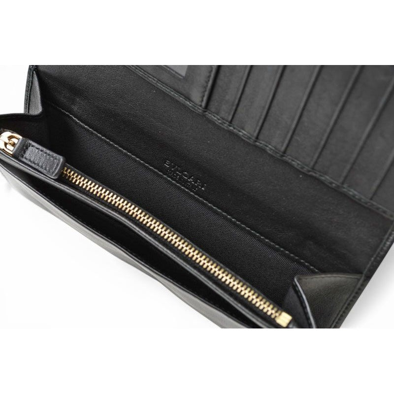 Bvlgari Wallet Leather Black Gold — view 10