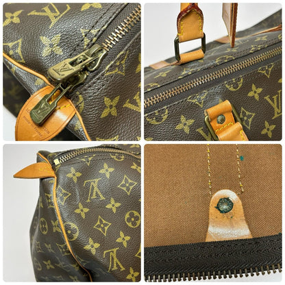Louis Vuitton Monogram Keepall 55 Boston Bag — view 8
