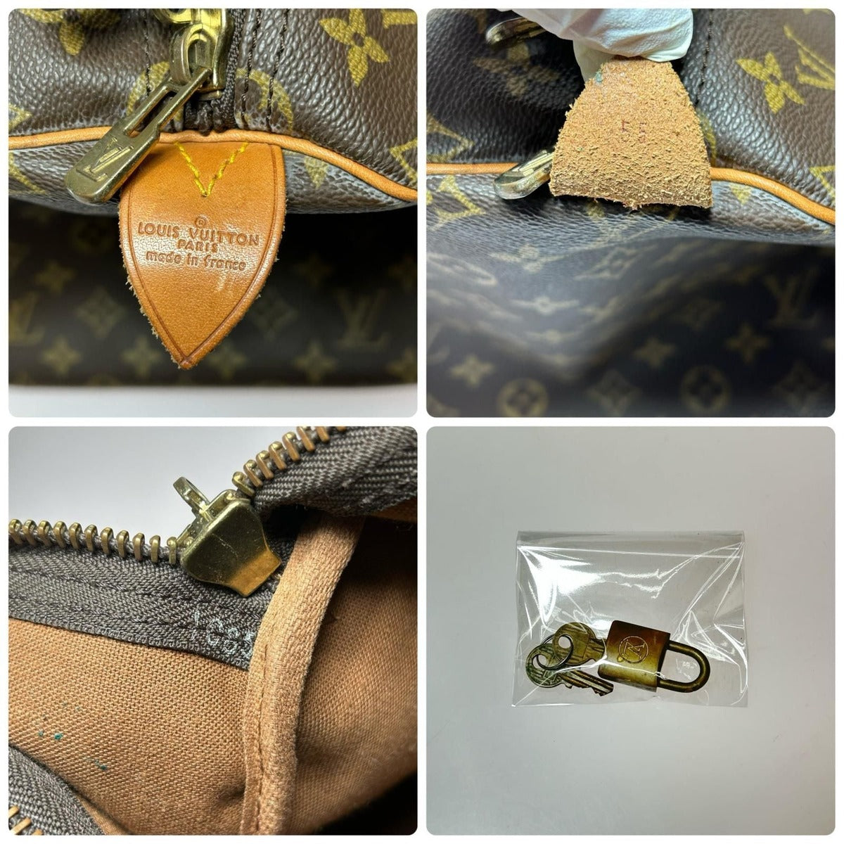 Louis Vuitton Monogram Keepall 55 Boston Bag — view 9