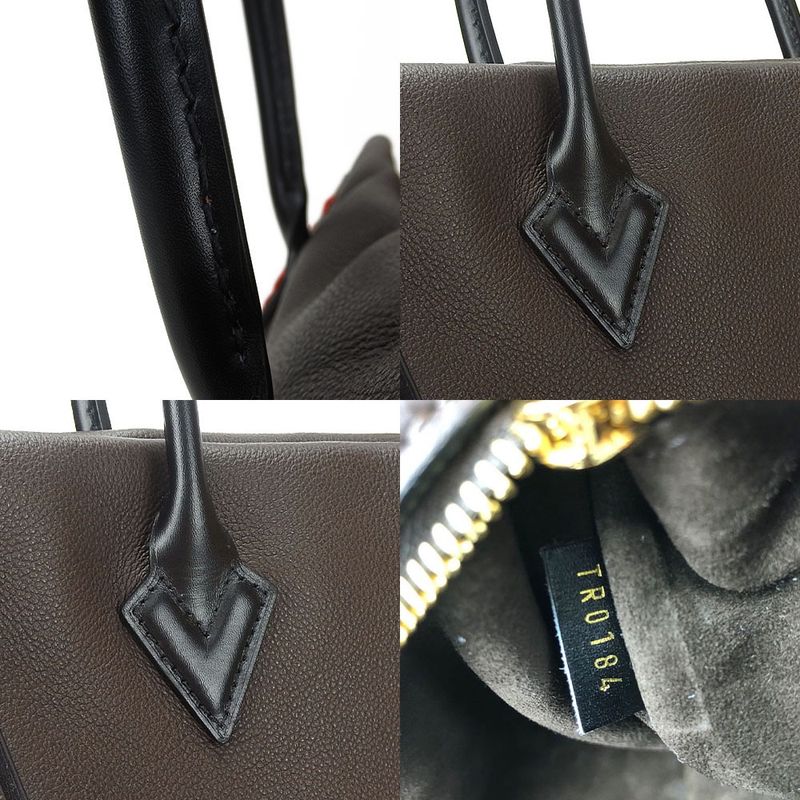 Louis Vuitton M94610 Tote W PM Monogram Tuftage LV Red Logo Women Louis Vuitton