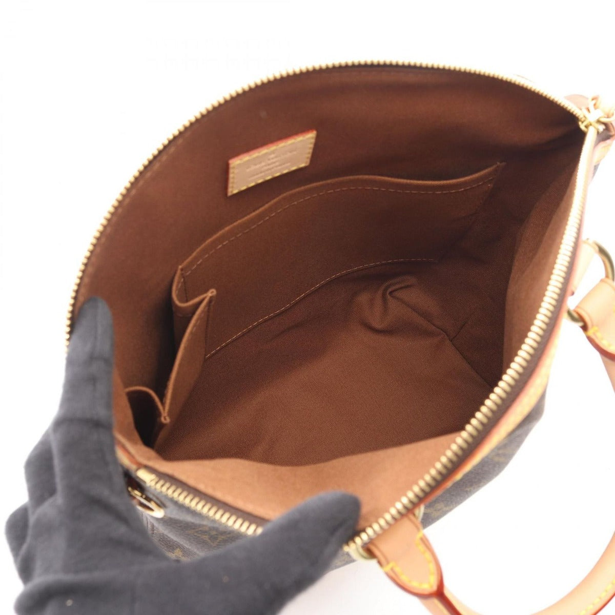 Louis Vuitton Handbag Lockit Canvas Leather — view 3