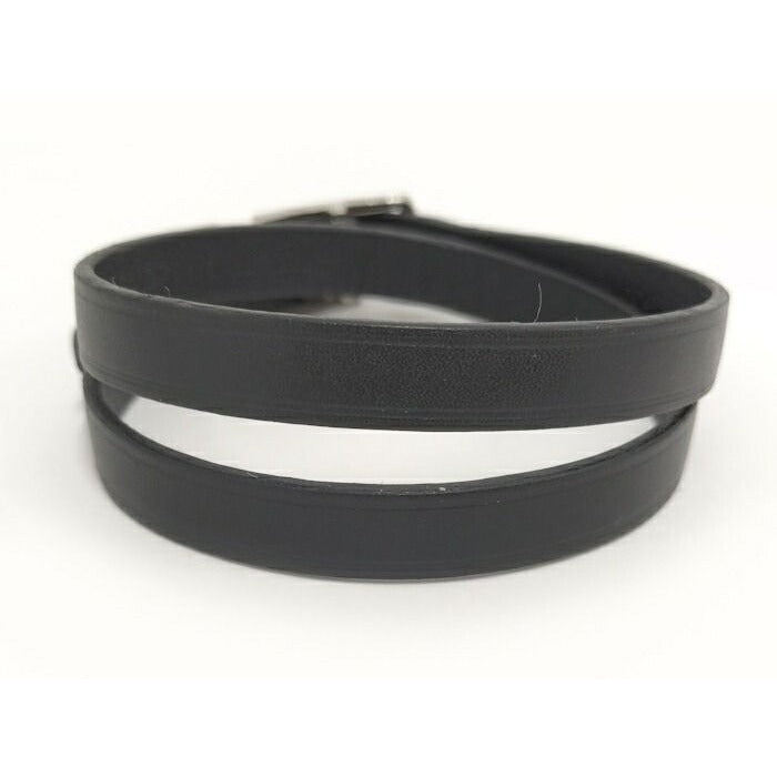 Louis Vuitton Neogram Bracelet Leather Metal Black M6257 — view 2