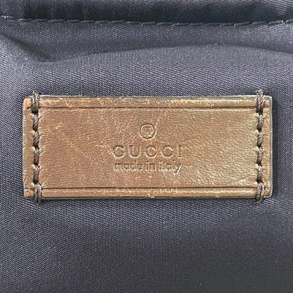 Gucci Tote Bag Navy Diamante 268112 Excellent Condition Nylon