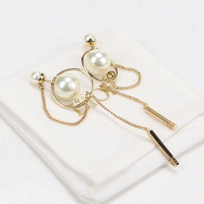 Dior Tribal Earrings Metal