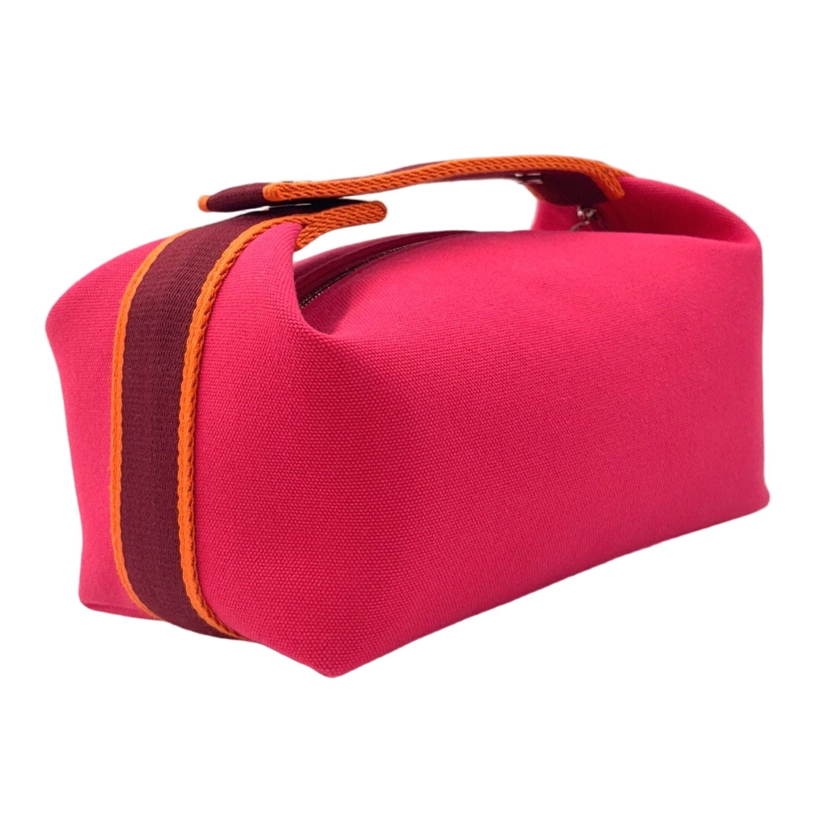 Hermes Brid-a-brac PM Cotton Pink Pouch Silver — view 2