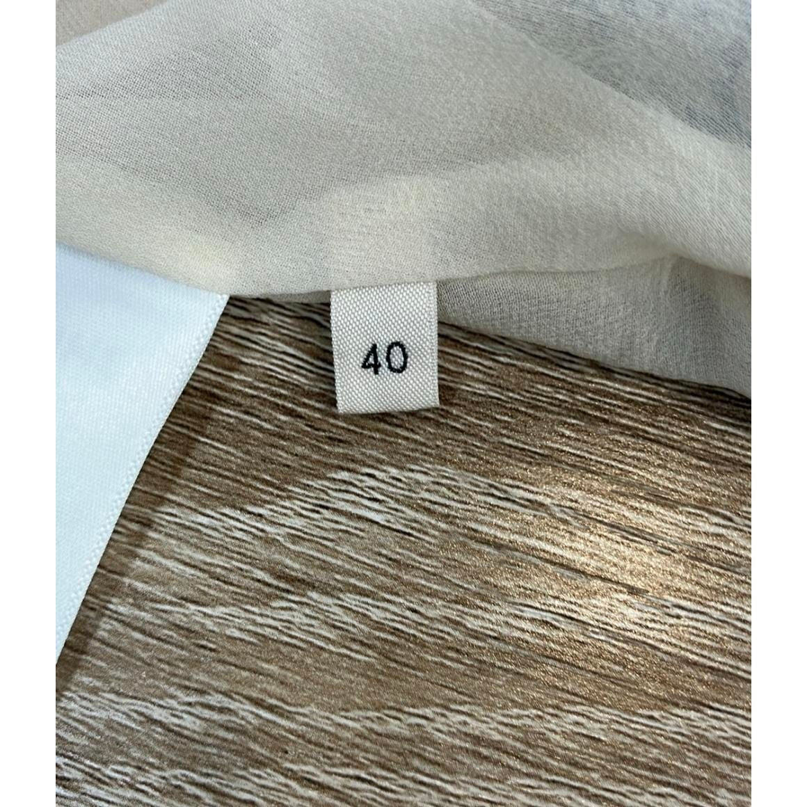 Celine Floral Silk 40 Skirt :blue — view 3