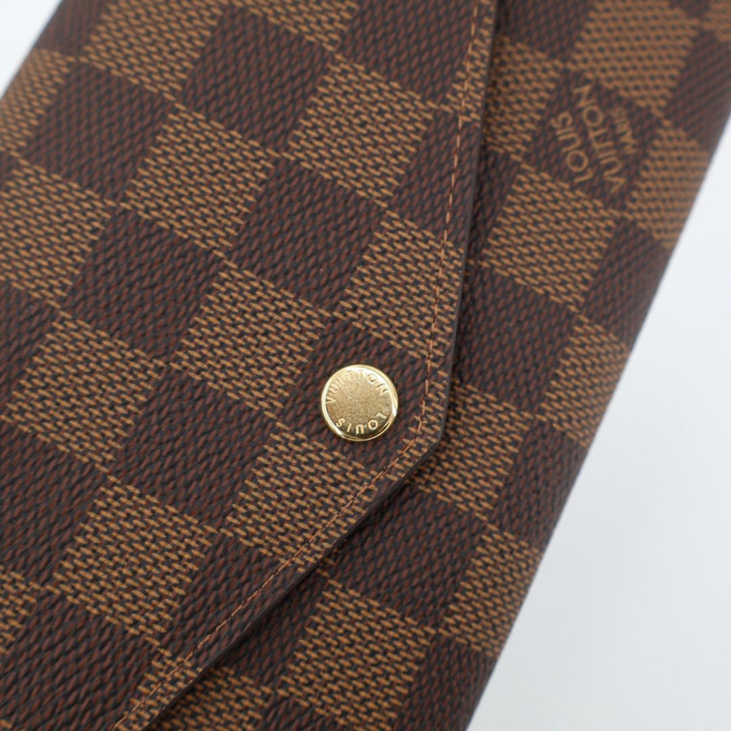 Louis Vuitton Damier Portefeuille Sarah Damier Wallet N63209