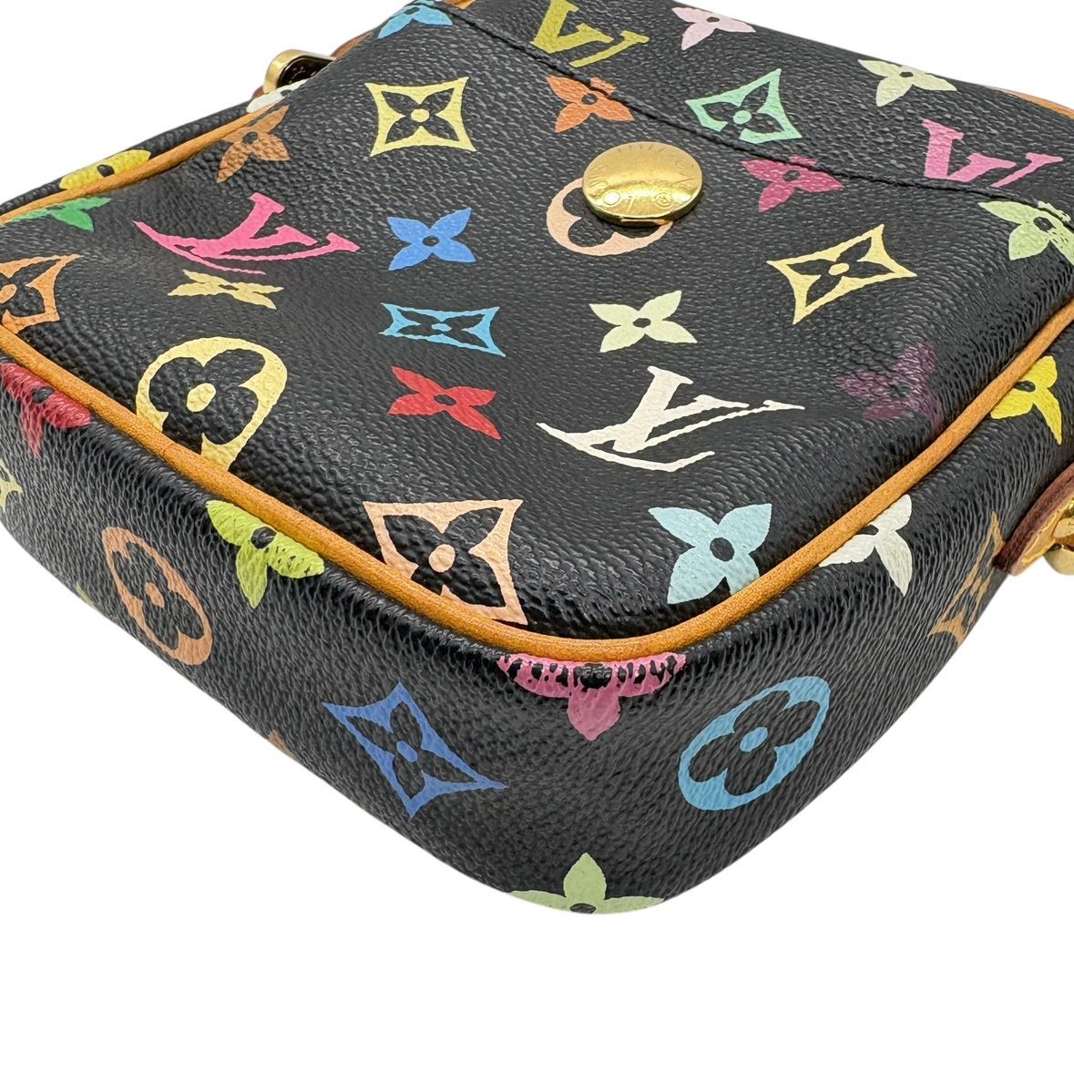 Louis Vuitton Multicolor Monogram Lift M40056 Shoulder Bag LV Noir Black