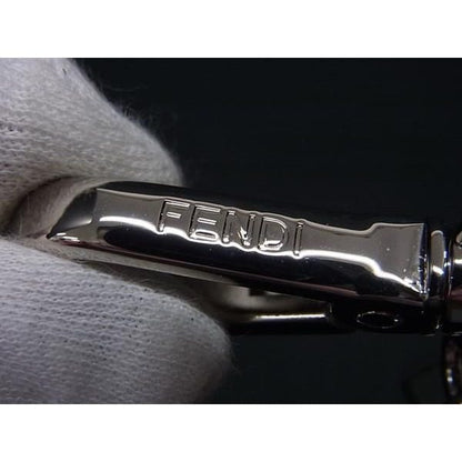 Fendi Key Holder Key Ring Charm Silver — view 3