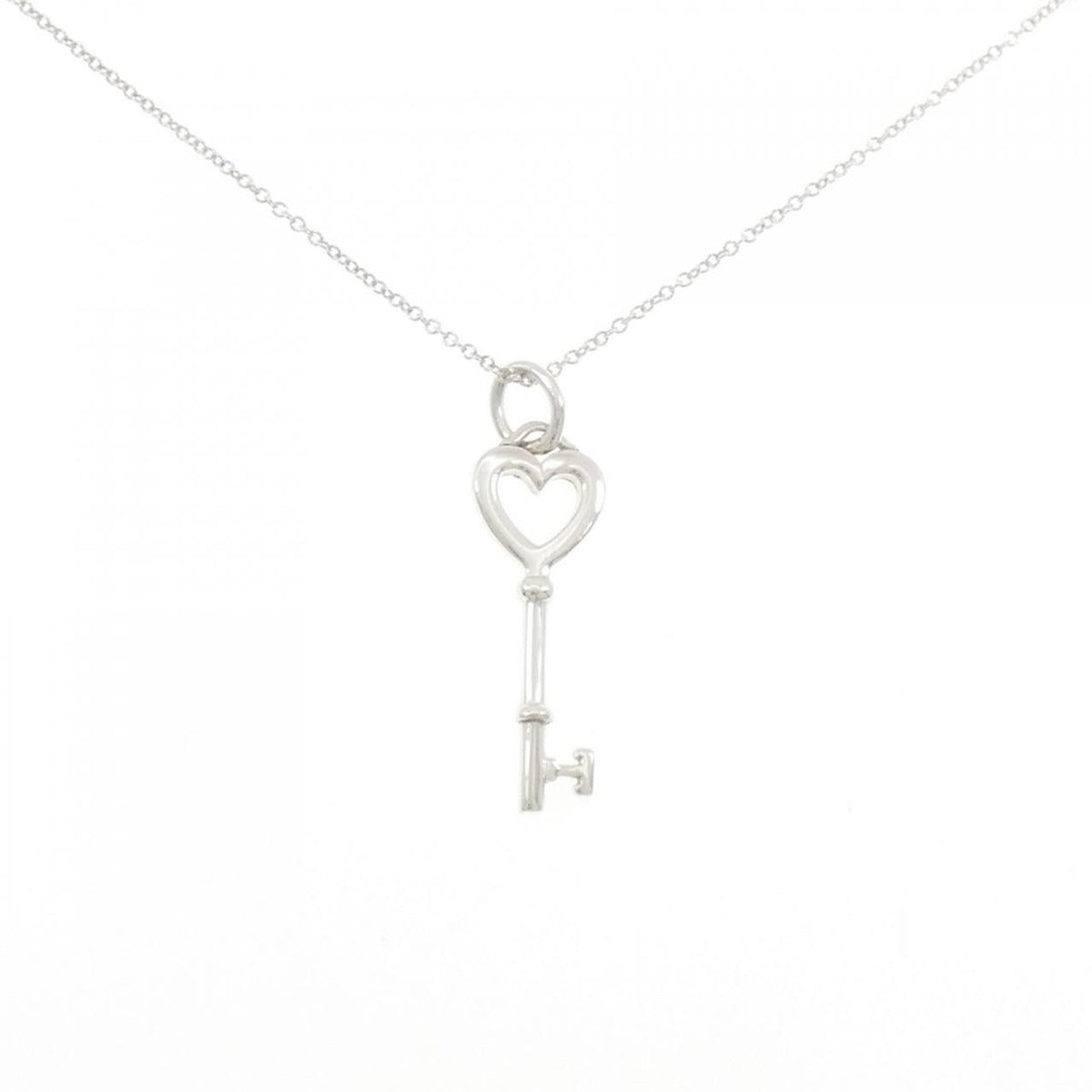 Tiffany & Co Heart Key Mini Necklace