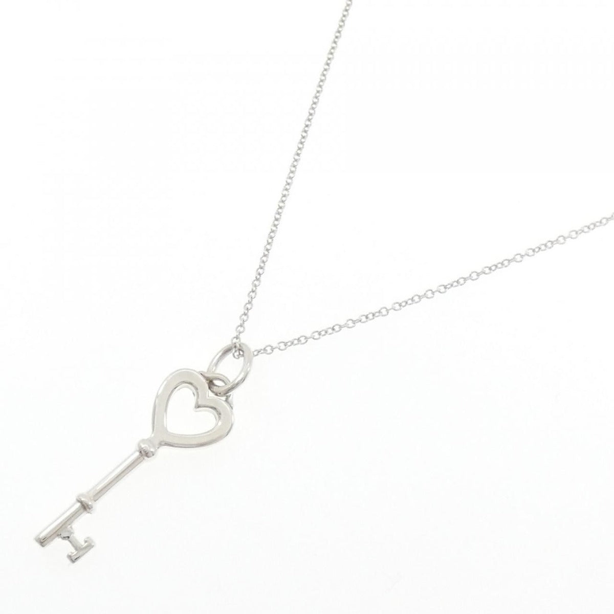 Tiffany & Co Heart Key Mini Necklace — view 2