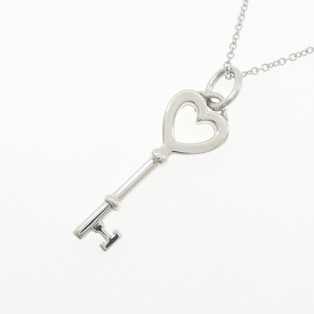 Tiffany & Co Heart Key Mini Necklace — view 3