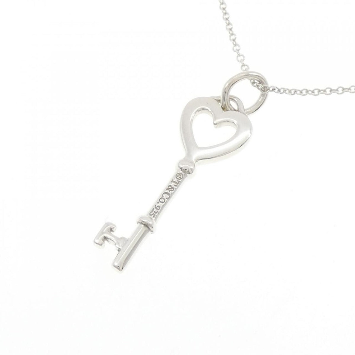 Tiffany & Co Heart Key Mini Necklace — view 4
