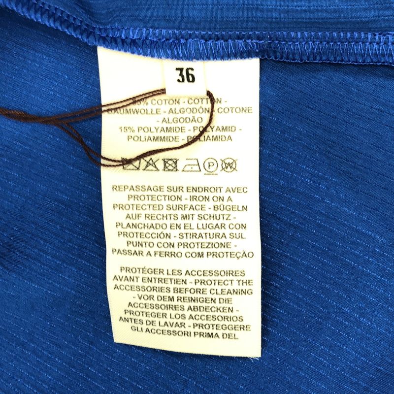 Hermes - Belted Chaine D'ancre Slit Over Dress - 36 - Blue - Women