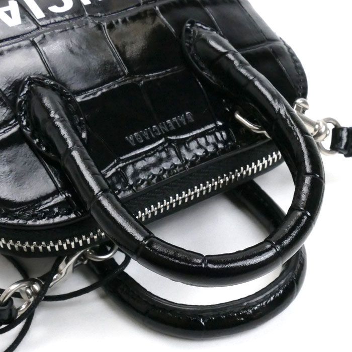 Balenciaga Ville Top Hand Mini Shoulder 2 Way Shoulder Bag Black 639756 Ladies