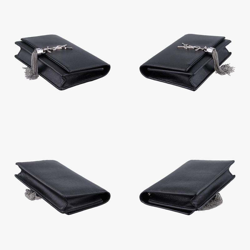 Yves Saint Laurentyves Saint Laurent Kate Black Caviar Skin 452159 Hpp4521590119