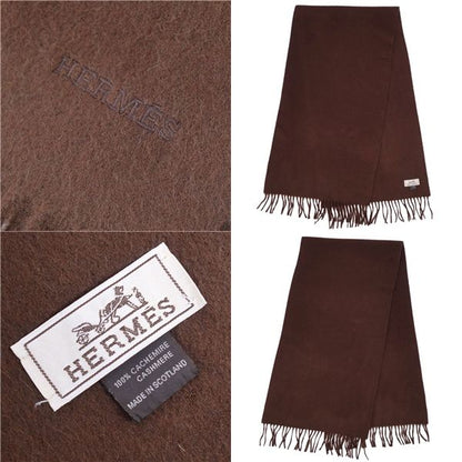 Hermes Scarf Shawl Cashmere Fringe Men's S