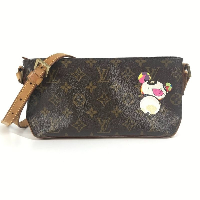 Louis Vuitton Shoulder Bag Trotter Monogram Canvas Brown