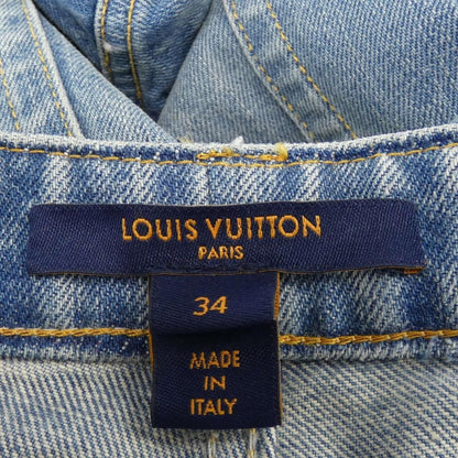 Louis Vuitton Monogram Patch Butt Cut Jeans — view 4