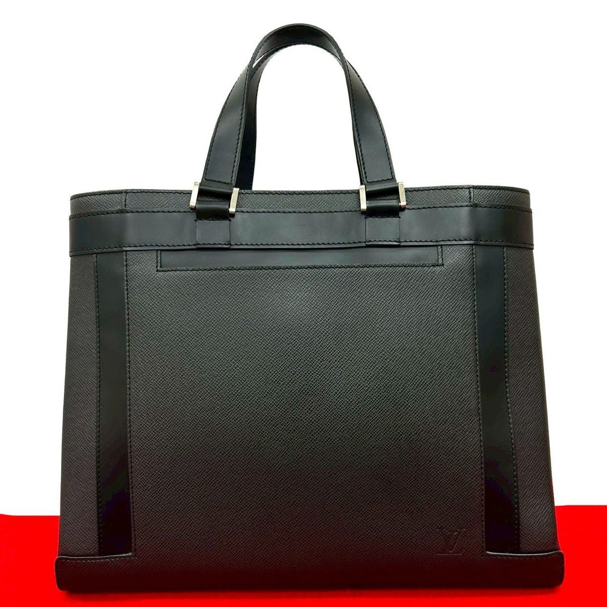 Louis Vuitton Vintage Kasbek Taiga Leather Tote Business